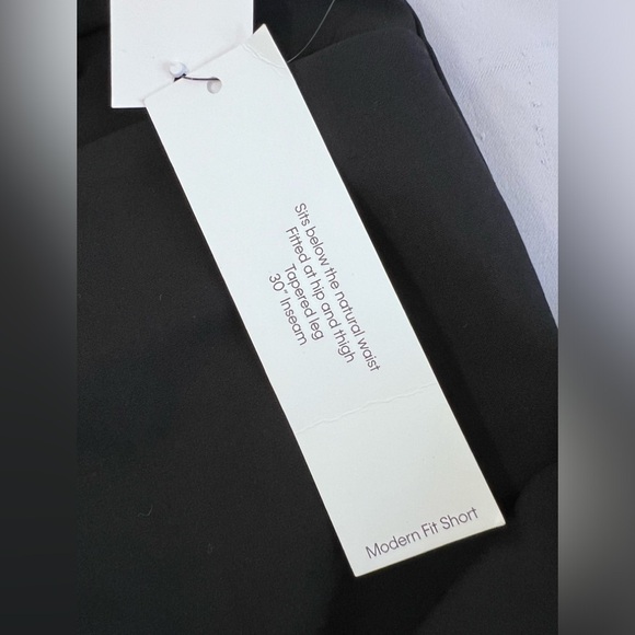 Calvin Klein Womens 12 Black Pants Modern Tapered Leg Fit Short Office NWT - Picture 10 of 12